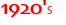 1920'S